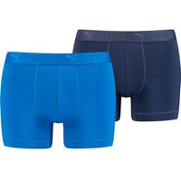 PUMA Herren Unterhose SPORT MICROFIBER BOXER 2P, Größe S in Blau