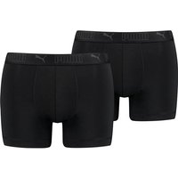 PUMA Herren Unterhose SPORT MICROFIBER BOXER 2P, Größe S in Schwarz
