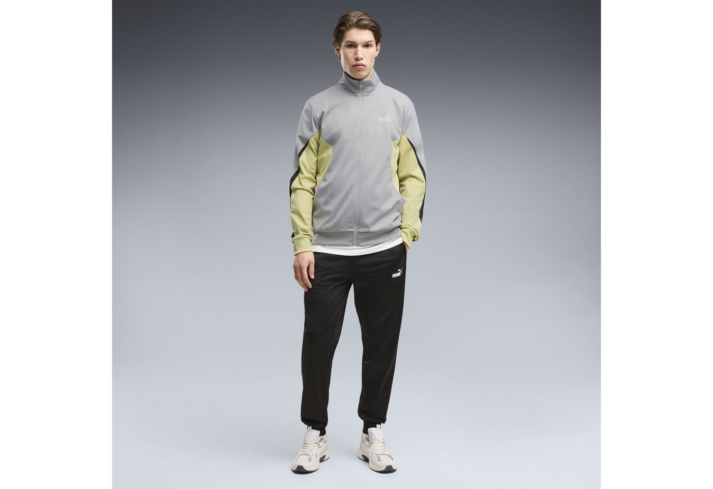 PUMA Jogginganzug Essentials Block Trainingsanzug Herren – Bild 2 von 5