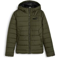 PUMA Kinder Blazer ESS Hooded Padded Jacket, Größe 128 in Grün