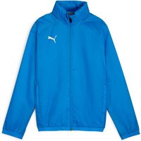 PUMA Kinder Blouson teamGOAL Allweather Jacket, Größe 128 in Blau