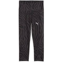PUMA Kinder Caprihose TRAIN FAVORITE AOP High Wa, Größe 164 in Schwarz