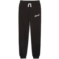PUMA Kinder Hose ESS Script Pants TR G, Größe 152 in Schwarz