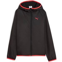 PUMA Kinder Jacke Fleece Lined Windbreaker, Größe 164 in Schwarz