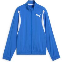 PUMA Kinder Jacke Y CROSS THE LINE JACKET 3.0, Größe 128 in Blau