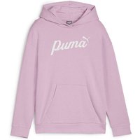 PUMA Kinder Kapuzensweat ESS Script Hoodie TR G, Größe 140 in Rot