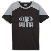 PUMA Kinder Shirt ACTIVE SPORTS Poly Tee B, Größe 140 in Silber
