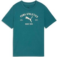 PUMA Kinder Shirt CLASS Graphic Tee B, Größe 176 in Grün