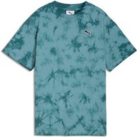 PUMA Kinder Shirt ESS ELEVATED Relaxed Tie-dye Tee, Größe 176 in Blau