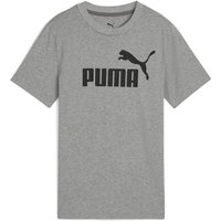PUMA Kinder Shirt ESS No. 1 Logo Tee B, Größe 164 in Grau
