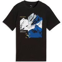PUMA Kinder Shirt GRAPHIC Mountain Tee B, Größe 140 in Schwarz