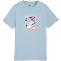 PUMA Kinder Shirt GRAPHIC Sneaker Tee G, Größe 164 in Blau