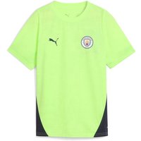 PUMA Kinder Shirt MCFC Training Jersey Jr, Größe 140 in Grün