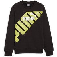 PUMA Kinder Sweatshirt POWER Graphic Crew TR, Größe 152 in Schwarz