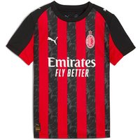 PUMA Kinder Trikot AC Milan Heim, Größe 116 in Grau