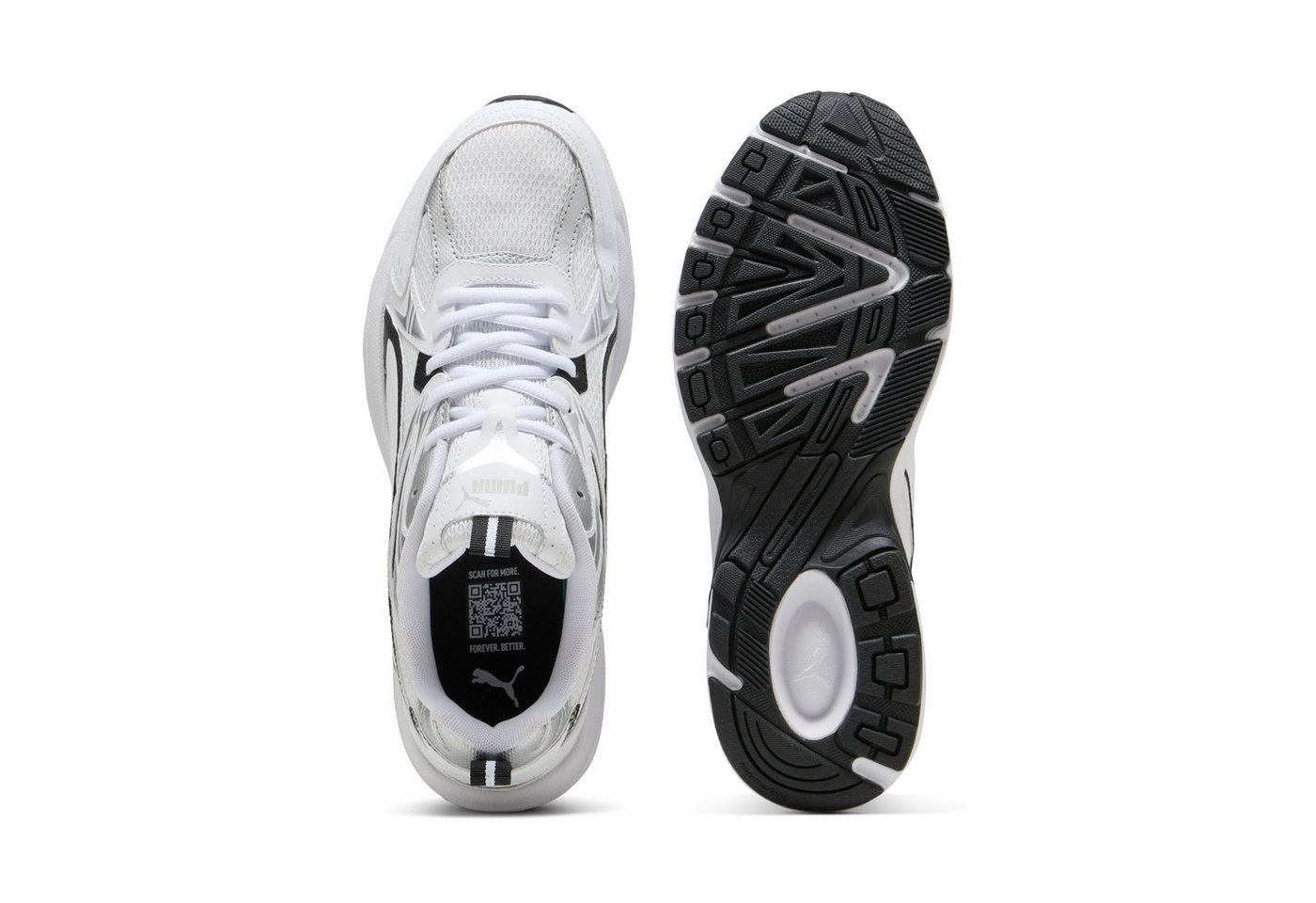 PUMA MILENIO TECH_ Sneaker mit Schnürung, leicht profiliert, aus Textil und Synthetik – Bild 4 von 5