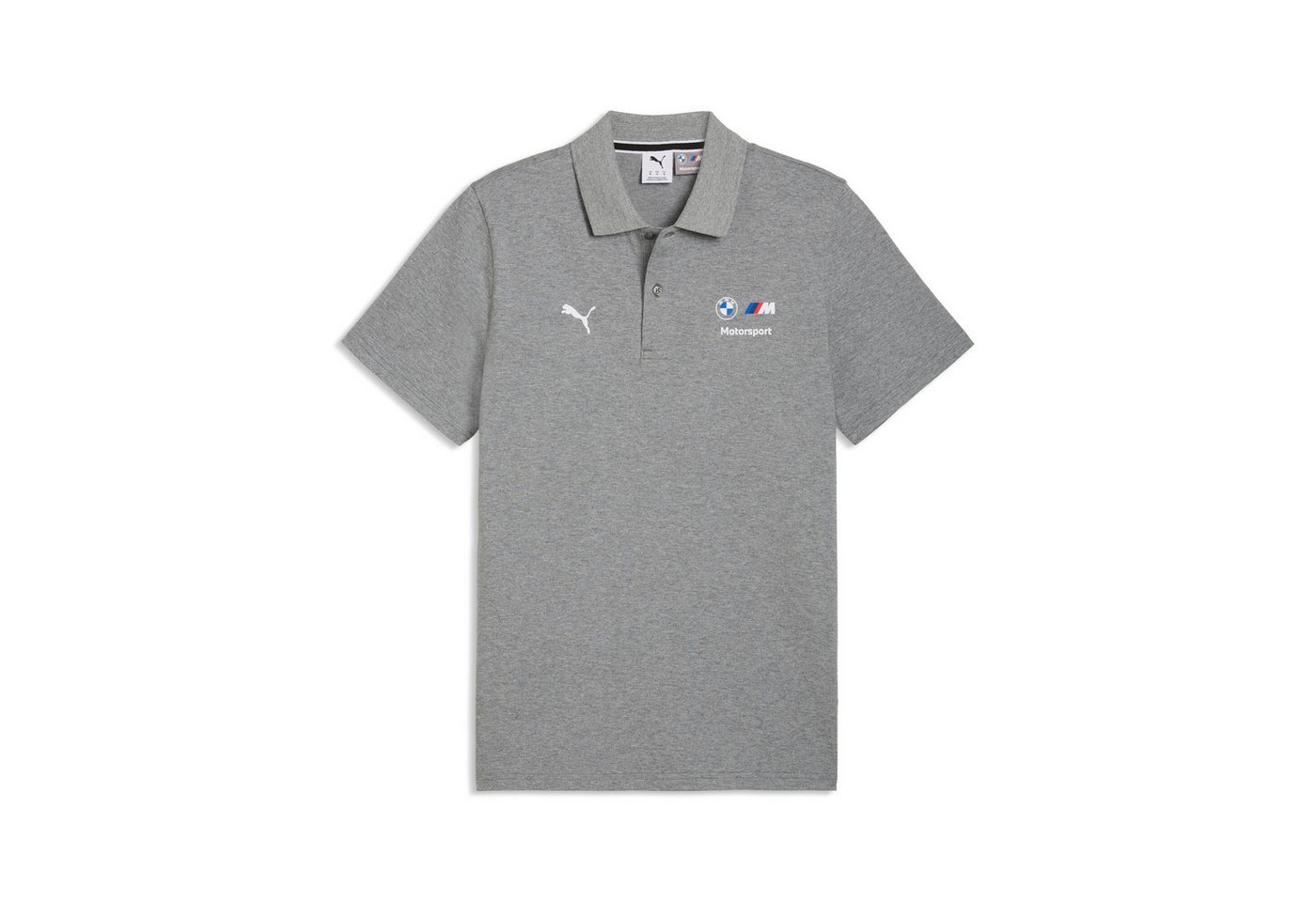 PUMA Poloshirt BMW MMS ESS POLO Regular Fit, Kurzarm, mit Knopfverschluss, mit Logodruck – Bild 4 von 5