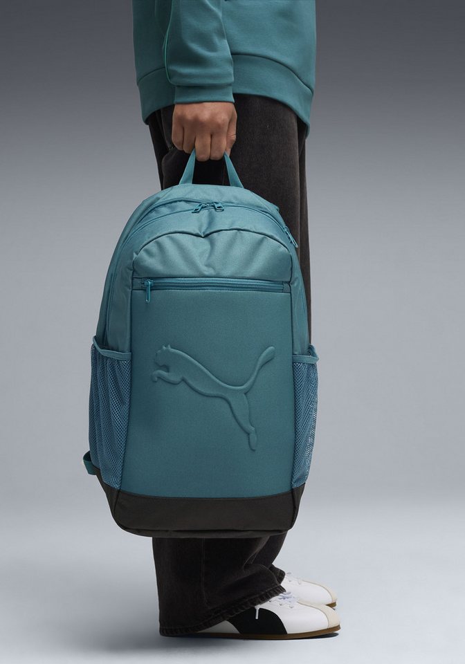 PUMA Rucksack BUZZ BACKPACK, mit mehreren Reißverschlussfächern, mit seitlichen Mesh-Taschen – Bild 2 von 4