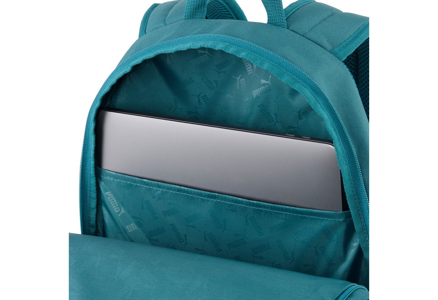 PUMA Rucksack BUZZ BACKPACK, mit mehreren Reißverschlussfächern, mit seitlichen Mesh-Taschen – Bild 4 von 4