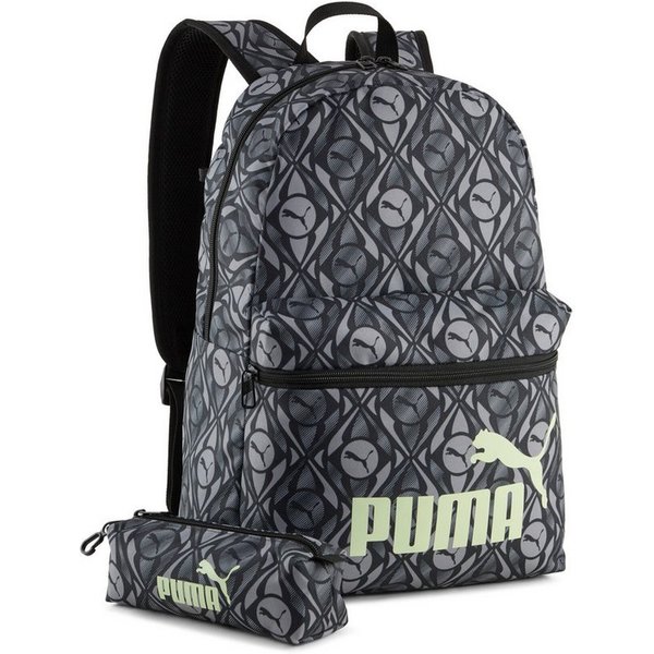 PUMA Rucksack PHASE AOP BACKPACK SET (2-tlg), für vielseitige Einsätze, sportlicher Stil