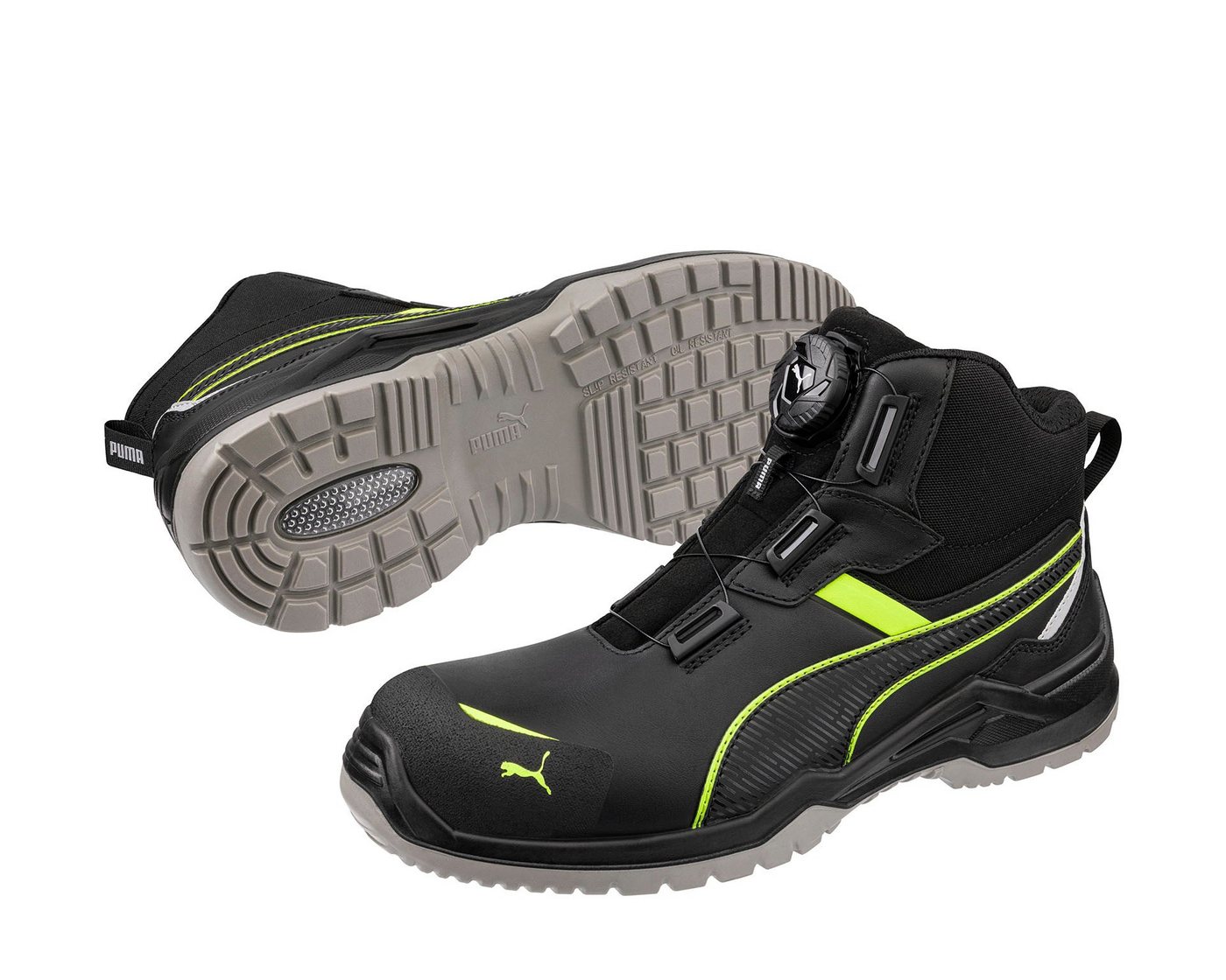 PUMA Safety PUMA SAFETY KRYPTON DISC MID Sicherheitsschuh S3S ESD Sicherheitsschuh Ölbeständige Laufsohle – Bild 3 von 5