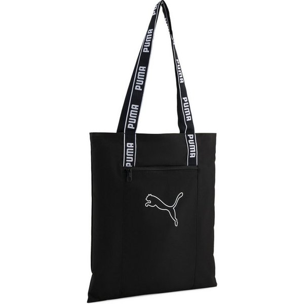 PUMA Schultertasche BASE TOTE, unifarbenes Design, sportlicher Stil, aus Polyester