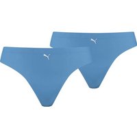 PUMA Seamless Damen-String 2er-Pack, Größe XL in Blau