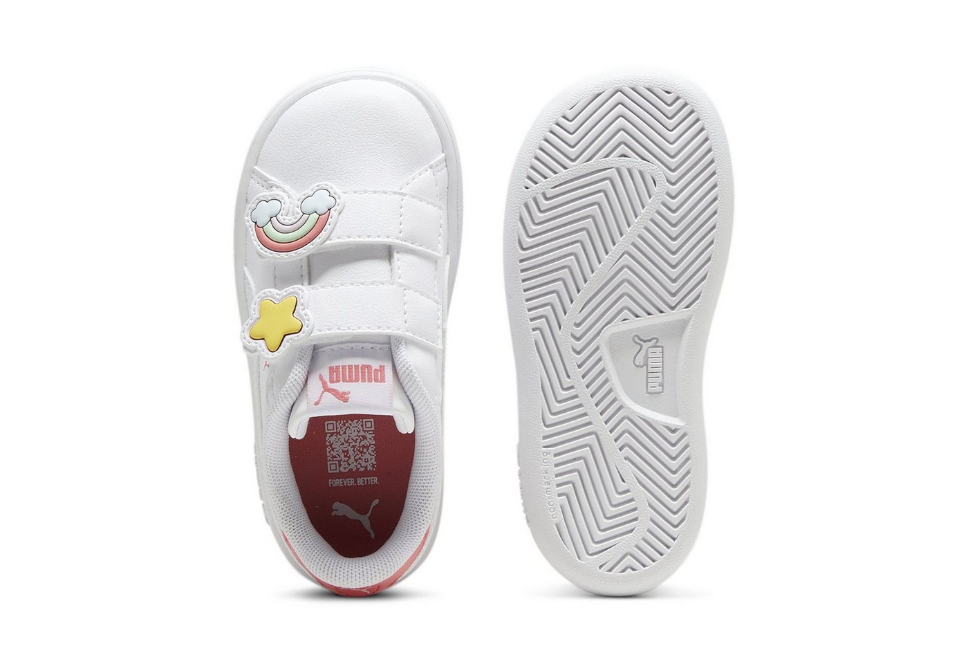 PUMA Smash 3.0 Badges Sneakers Mädchen Sneaker – Bild 4 von 5