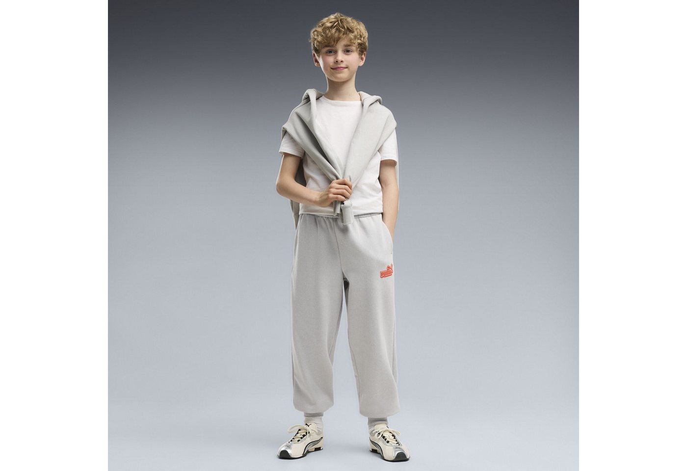 PUMA Sporthose Essentials Logo Lab Relaxed Jogginghose Jungen – Bild 2 von 5