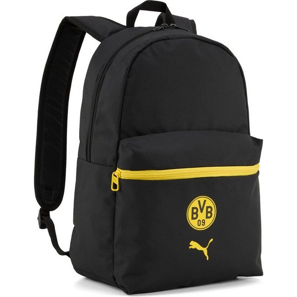 PUMA Sporttasche BVB ESS BACKPACK, unifarbenes Design, sportlicher Stil, für Erwachsene, aus Polyester