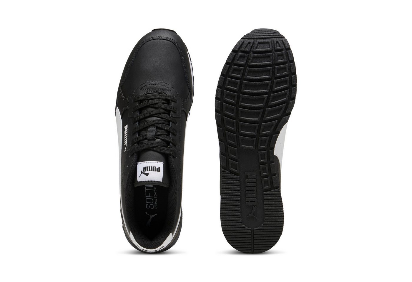 PUMA ST RUNNER V4 L Sneaker mit weichem Lederobermaterial, mit SOFTFOAM+ Einlegesohle – Bild 4 von 5