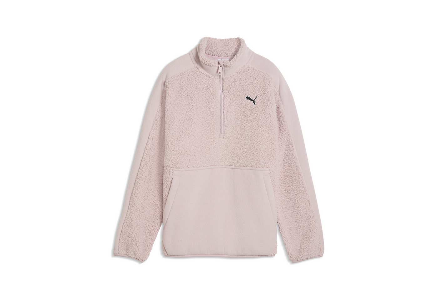 PUMA Sweatshirt ESS ELEVATED WINTERIZED RELAXED HALF-ZIP mit Stehkragen, mit Reißverschluss, mit Kängurutasche – Bild 2 von 3