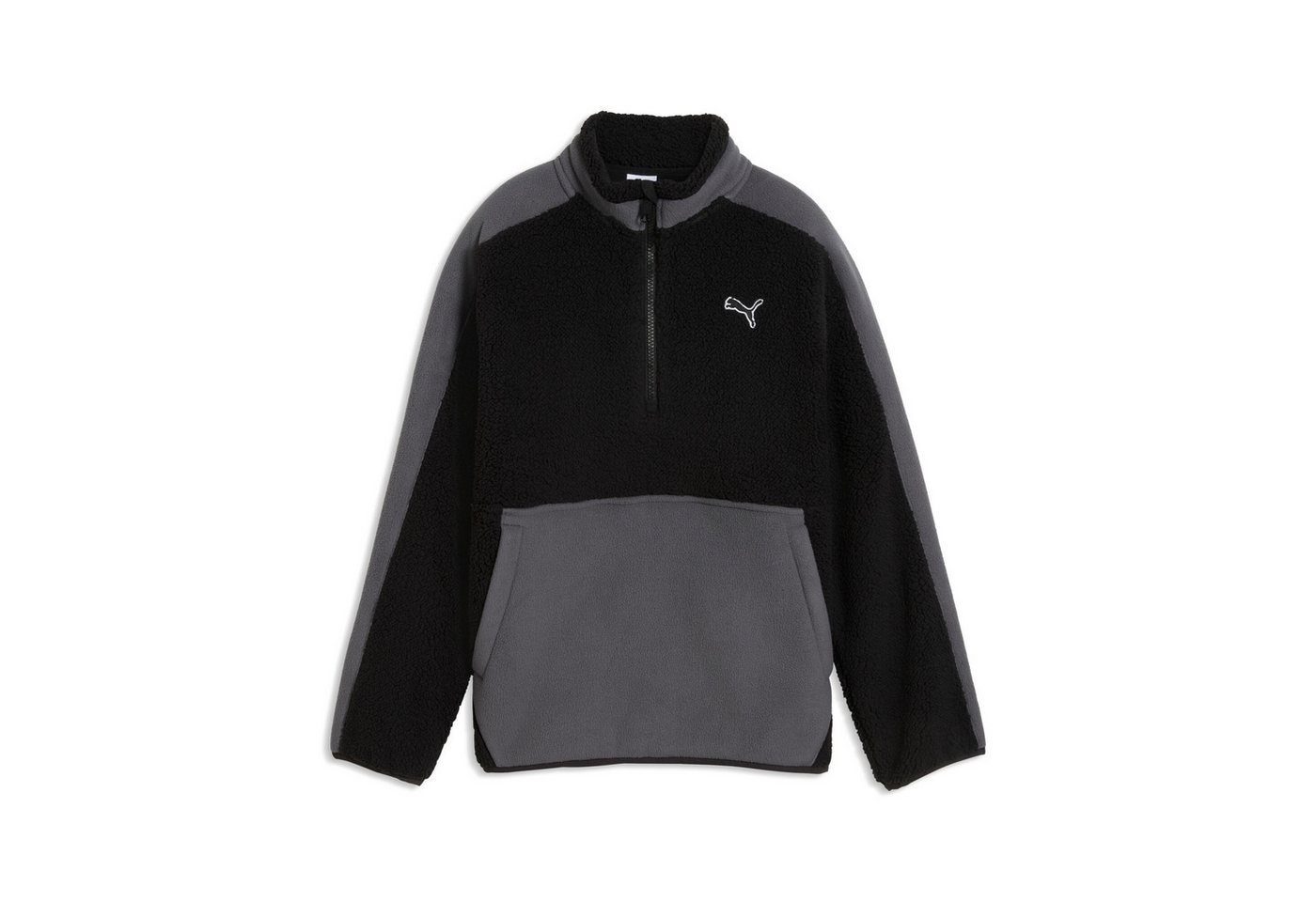 PUMA Sweatshirt ESS ELEVATED WINTERIZED RELAXED HALF-ZIP mit Stehkragen, mit Reißverschluss, mit Kängurutasche – Bild 2 von 3