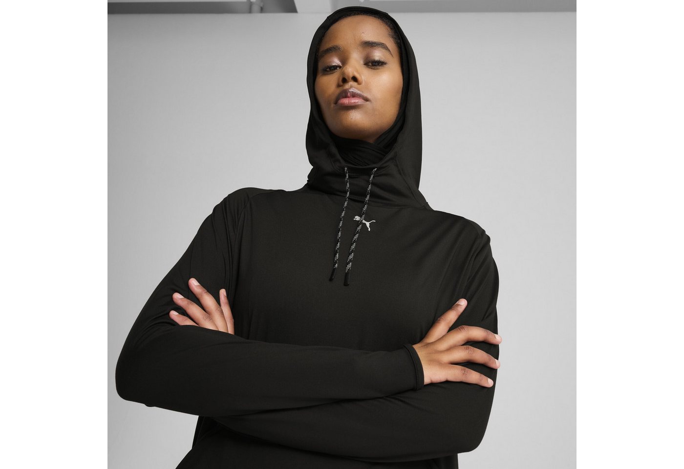 PUMA Sweatshirt MODEST Hoodie Damen – Bild 3 von 5