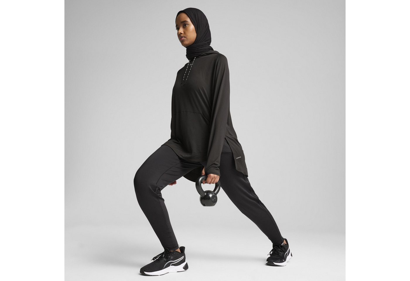 PUMA Sweatshirt MODEST Hoodie Damen – Bild 4 von 5