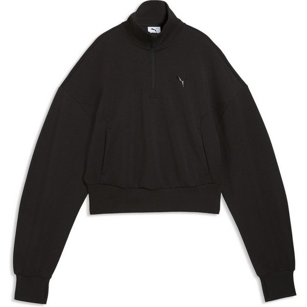 PUMA Sweatshirt PUMATECH SENSE Crew Sweatshirt mit Reißverschluss bis zum Hals