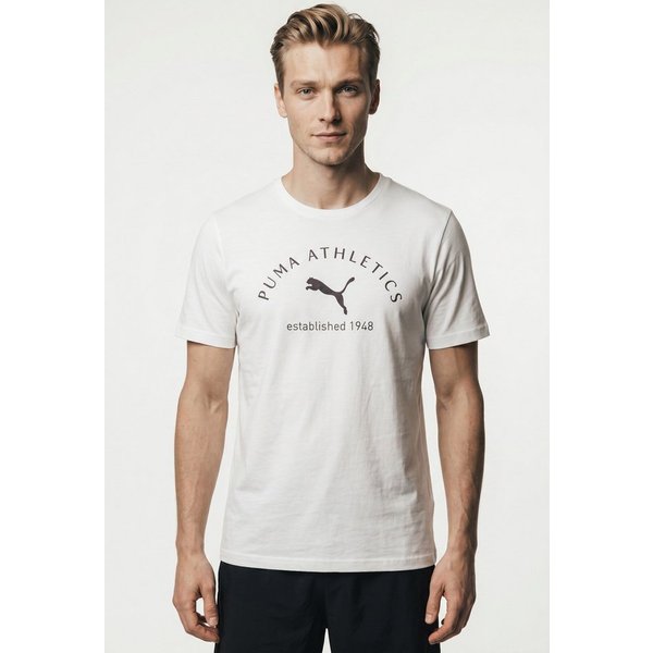 PUMA T-Shirt CLASS GRAPHIC TEE Regular Fit Passform, Kurzarmdesign, Rundhalsausschnitt