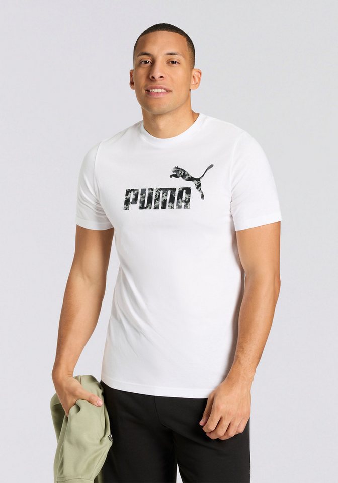 PUMA T-Shirt ESS CAMO TEE gerade Passform, Kurzarm, für Alltag und Freizeit – Bild 2 von 5