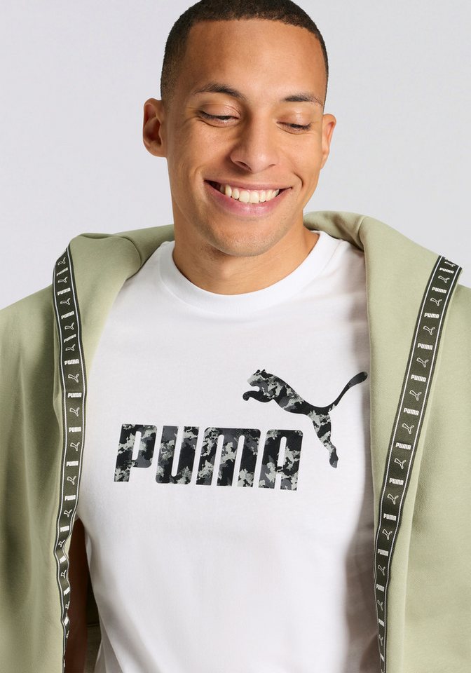 PUMA T-Shirt ESS CAMO TEE gerade Passform, Kurzarm, für Alltag und Freizeit – Bild 4 von 5