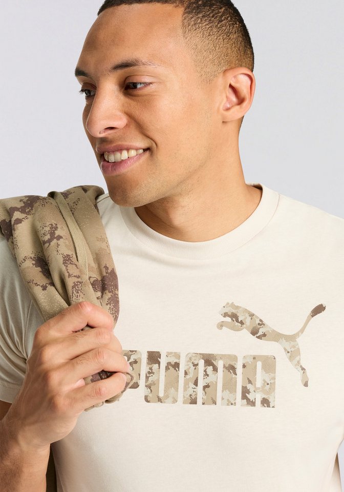 PUMA T-Shirt ESS CAMO TEE gerade Passform, Kurzarm, für Alltag und Freizeit – Bild 4 von 5
