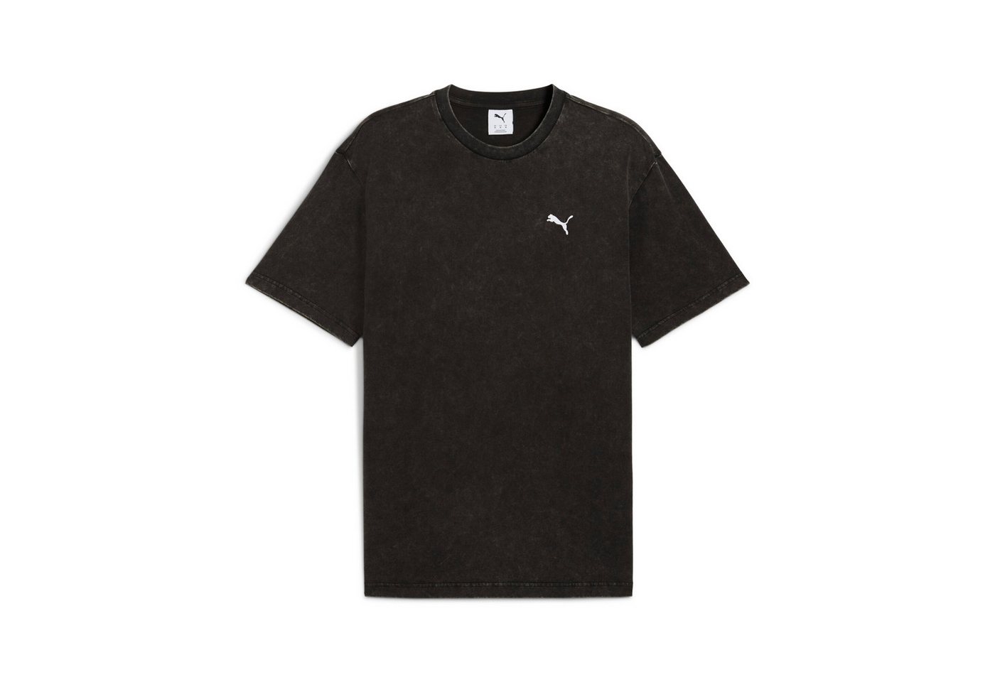 PUMA T-Shirt ESS ELEVATED RELAXED WASH TEE Kurzarm, für Freizeitaktivitäten, aus weichem Jersey-Material – Bild 4 von 5