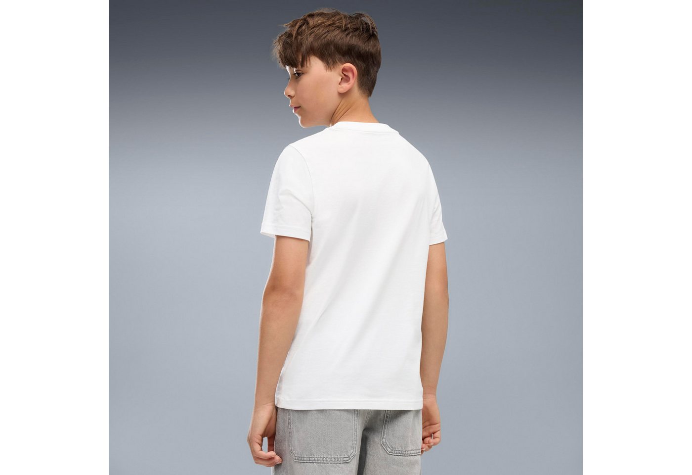 PUMA T-Shirt GRAPHIC TEE B Regular Fit, Kurzarm, sportlicher Stil, für Jugendliche – Bild 2 von 5
