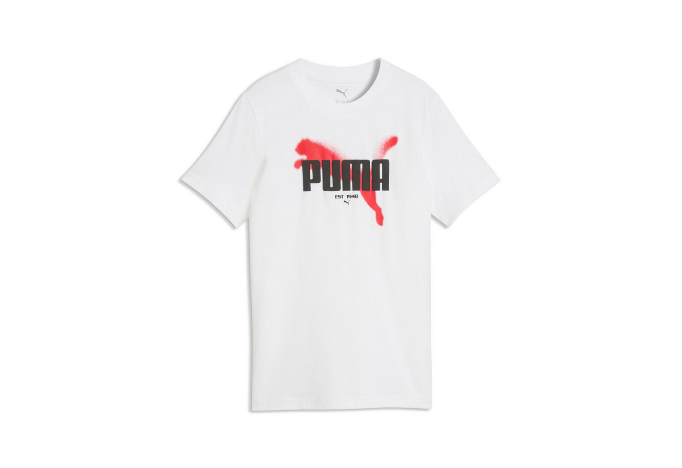 PUMA T-Shirt GRAPHIC TEE B Regular Fit, Kurzarm, sportlicher Stil, für Jugendliche – Bild 4 von 5