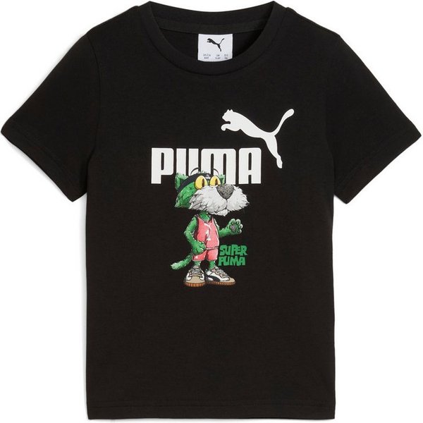 PUMA T-Shirt SUPER GRAPHIC TEE PS Regular Fit, Kurzarm, Rundhalsausschnitt, mit Print-Applikation