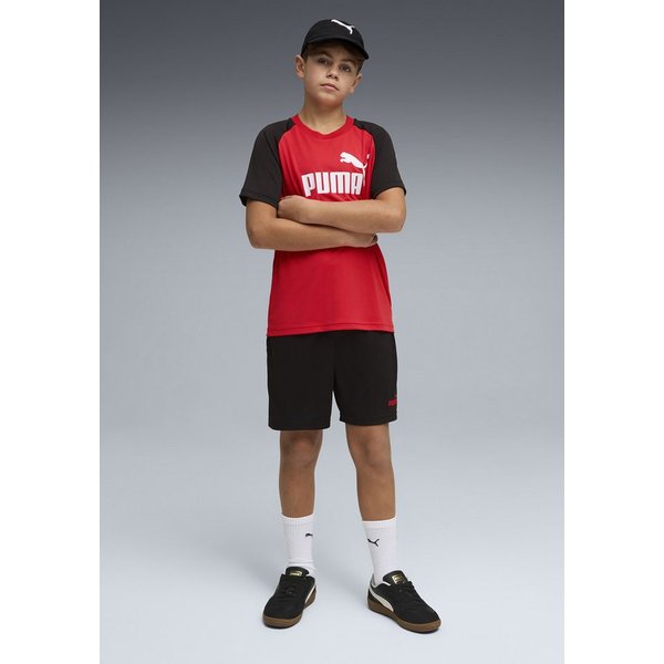 PUMA Trainingsanzug ESS NO.1 LOGO POLY TEE AND SHORTS SET B (2-tlg), zweiteiliges Set, mit DryCELL Technologie, atmungsaktiv