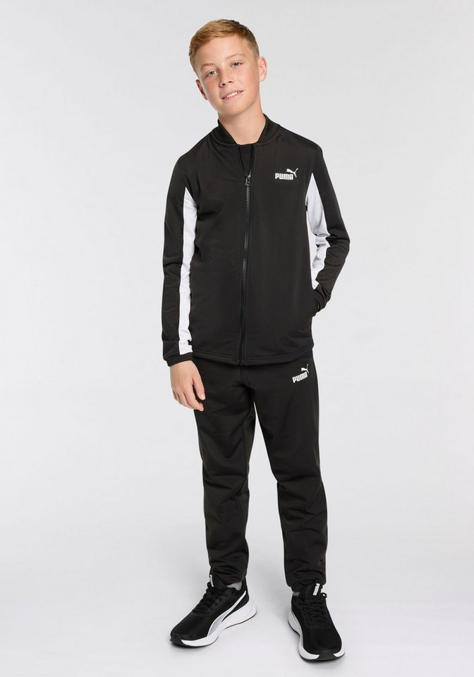 PUMA Trainingsanzug POLY BASEBALL SUIT B (2-tlg), 2-teilig, Jacke mit Stehkragen, mit Logo-Gummiprints – Bild 4 von 5