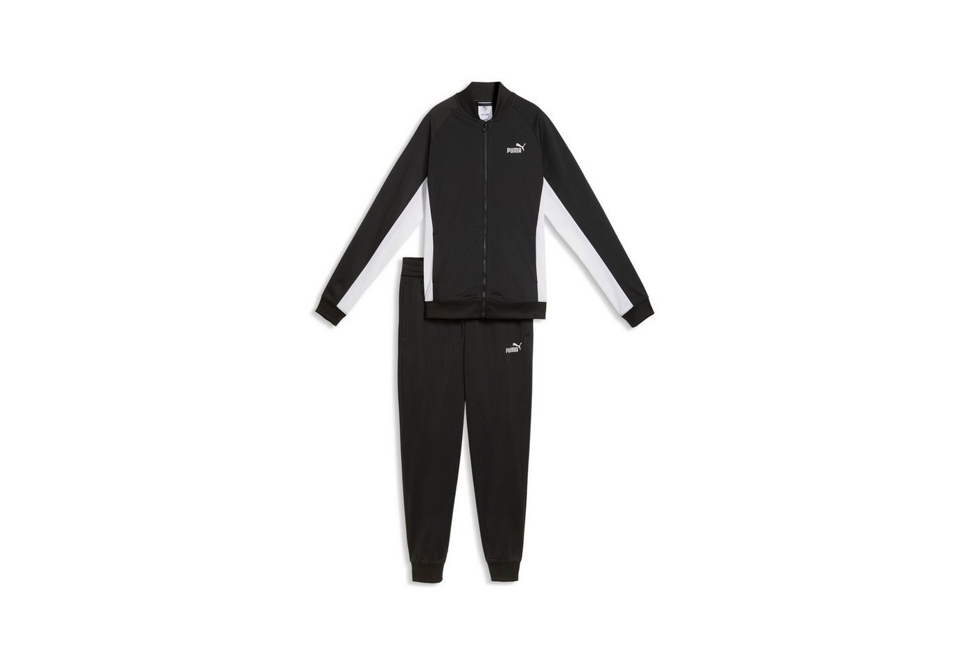 PUMA Trainingsanzug POLY BASEBALL SUIT CL (2-tlg), zweiteiliges Set, Langarm-Oberteil, mit Knopfleiste, Regular Fit – Bild 2 von 3