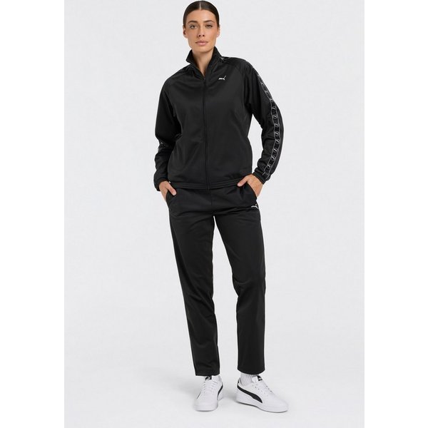 PUMA Trainingsanzug POLY STANDARD SUIT OP (2-tlg), zweiteiliges Set, mit Knopfleiste, unifarben, aus Polyester