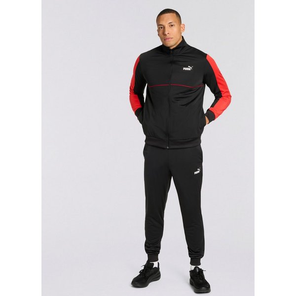 PUMA Trainingsanzug SPORT POLY SUIT (2-tlg), ohne Kapuze, aus Trikot-Material