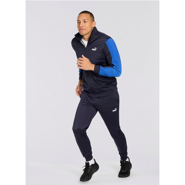PUMA Trainingsanzug SPORT POLY SUIT (2-tlg), ohne Kapuze, aus Trikot-Material
